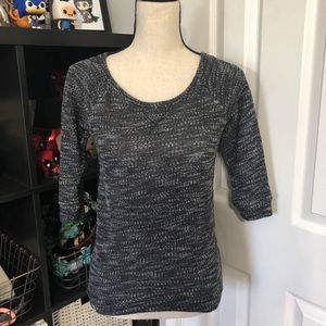 Express Black Lace Sweater